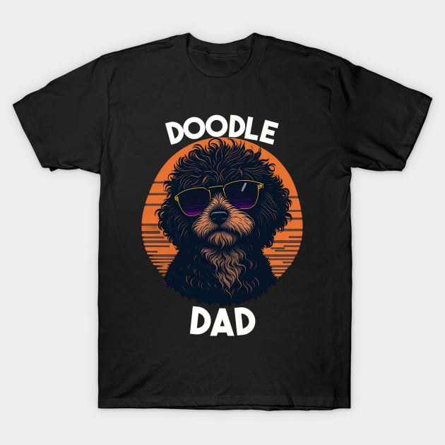 Doodle Dad Design T-Shirt by Silly Pup Creations